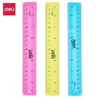 2Pcs Color Flexible Rulers Soft Bendable Plastic Rulers Duals Scale  Bendable Flexible Rubber Rulers Clear Straight Ruler - AliExpress