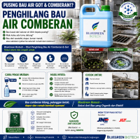 Penghilang Bau Air Comberan  BlueGreen Biotech