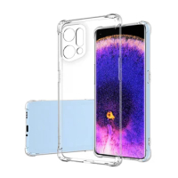 Oppo Find X3 Lite CPH2145 Case Soft TPU Airbag Phone Case For OPPO Find X5 X3 X2 Lite Pro Neo Clear Silicone Cover Oppo FindX3
