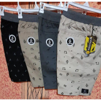 100 Rb Dapat 5 Pcs Celana Chinos Motif Pendek Dewasa Karet Pria Panjang Santai