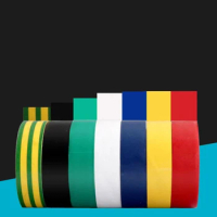10PCS Electrical Tape PVC Wear-resistant Flame Retardant Lead-free Insulating Waterproof Eletrician White Black Red Blue Green