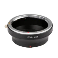 For EOS-M4/3 Canon EOS EF Mount Lens To Micro 4/3 Adapter Ring Olympus M43 E-P1/E-P2/E-PL1 and Panasonnic G1/G2/GF1/GH1/GH2