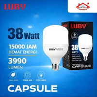 LUBY Lampu LED Capsule New Generation 38W - Bohlam LED Kapsul 38 Watt Cahaya Putih 6500K -