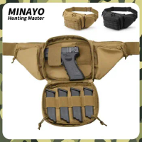 Tactical Molle Gun Holster Fanny Pack Fits Glock K Ruger S&amp;W M&amp;amp P Shield Taurus Sig Sauer Springfield Beretta Kimber Walther