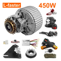 L-faster 36V 450W E-bike Motor Suit Electric Multiple Speed Bike Conversion Kit Electrical Engine Power For Multi-speed Bicycle