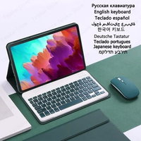 Case for Honor Pad 9 12.1'' Case with Keyboard for Honor Pad 9 Tablet HEY2-W09 Stand Cover Funda Russian Arabic Keyboard