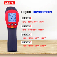 Infrared Thermometer UNI-T UT303A UT303C UT303D Non-Contact Digital Thermometer with LCD backligh display Data Hold MAX/MIN Mode