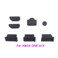 Replacement 1 Set Dust Plug Silicone Kits for xbox one x s Gaming Console Dustproof Case Cover Case Accessories