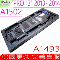 APPLE 電池(同級料件) 適用 蘋果 A1493，A1502，Pro 13吋，A1502-2875，ME864xx/A，ME865xx/A，ME866xx/A，ME864LL，MGX92LL/A，MGX92CH/A，MGX92ZP/A，A1502-2678 Pro13＂ Retina Late 2013 年末，ME864LL/A，ME864CH/A，ME864ZP/A，ME865LL/A，ME865CH/A，ME865ZP/A，ME866LL/A，ME866CH/A，ME866ZP/A