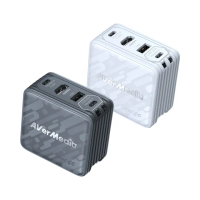 【AVerMedia 圓剛】GC313 CORE GO TYPE-C+USB-A+HDMI 影像傳輸充電器 黑/白2色