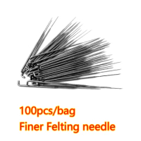 100 pcs Triangular Felting Needle - Coarse felting needle/Finer felting needle Made in China