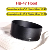 HB-47 HB47 Camera Lens Hood Protect Lens for AF-S Nikkor50mm f/1.4G AF-S Nikkor50mm f/1.8G Yongnuo AF50mm/1.8G Prime