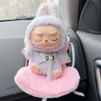 內地直送 - labubu 拉布布車載沙發二代坐坐派對玩偶安全座椅15釐米配飾新