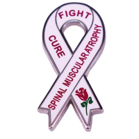 B1665 Spinal muscular atrophy fight cure Men Women Brooches for Clothing Badges Enamel Pins Lapel Pins for Backpack Decorations