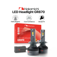 *1 Year Warranty* 2PCS Nakamichi Car LED Headlight/Foglight 200W H1 H4 H7 H11 HB3/9005 HB4/9006 9012