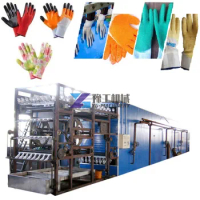 Latex Coating Glove Dipping Machine Nitrile Glove Coat Making Machines for Gloves Printing and Dotted Machinery Equipment