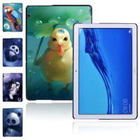 Case for Huawei MediaPad T3 10/T5 10 / M5 Lite 8 10.1" /M5 10.8" Durable Printed Cute Animal Pattern Tablet Hard Shell Cover