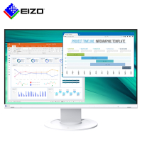 EIZO FlexScan EV2460 白色 24型/低藍光低閃頻護眼/薄邊框