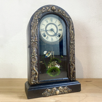 復古機械鐘 整點報時 發條鐘 收藏 擺飾 拍攝 道具 藝品 擺鐘