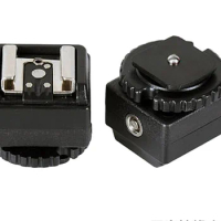 New C-N2 Hot Shoe Converter Adapter PC Sync Port Kit For Nikon Flash To Canon D-SLR Camera