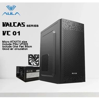 Casing PC Komputer Aula New Bonus PSU + Kabel DLL Lengkap