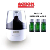 ASCON Aroma Diffuser AAD13A & Essential Oil /Ultrasonic / Humidifier / 7 Rainbow colors lamp