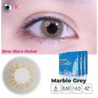 NEW More Dubai 14.5 MM / Softlens Warna / Normal Marble Grey