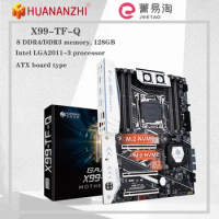 HUANANZHI X99 TF Q LGA 2011-3 XEON X99 Motherboard ATX Intel XEON E5 LGA2011-3 All Series both DDR4 DDR3 RECC NON-ECC memory