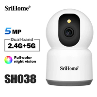 Srihome FHD WIFI PTZ Camera IP CCTV Security Protector Surveillance Wireless Camera Smart Auto Track