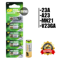 Baterai GP 23A A23 MN21 VA23A EL12 VR22 L1028 LR23A ORIGINAL 12 VOLT BATTERY BATRE