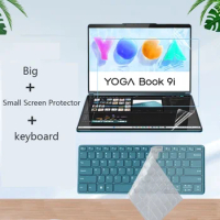 Anti Scratch Cover Screen + Small Screen + Keyboard Protector + For Lenovo YOGA Book 9i IRU8 13.3-inch 16:10 2023