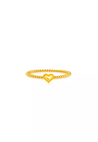 MJ Jewellery 375/9K Gold Minimalist Ring C53