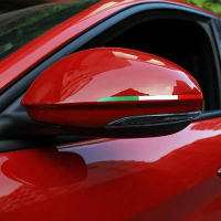 Pelekat Cermin Belakang Kereta, Aksesori Auto, Set 2PCS, Sesuai untuk Alfa Romeo Giulia 147 156 159 