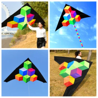 free shipping high quality Step by step kite with handle line kite fabric ripstop kite factory kitesurf equipment Turtle line