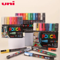 UNI POSCA Marker Pen Set,Acrylic Plumones Rotuladores PC-1M,3M,5M