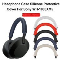 Headphone Case Headphone Protective Case Silicone Headphones Sleeve Headset Headbeam Sleeve for Sony WH-1000XM5 Headphones