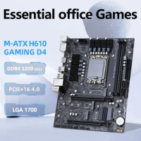 H610 GAMING Motherboard LGA1700 DDR4 Computer desktop supports 12th and 13th generations i3i5i7i9
