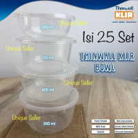 [Isi25] Thinwall Roundbowl 200 300 400 425 450 500 ml KLIR / Thinwall Bowl 200 300 400 425 450 500 m
