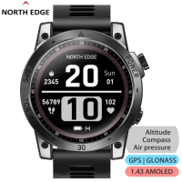 NORTH EDGE CROSS FIT 3 Jam Tangan Pria Altimeter Barometer Kompas GPS