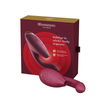 Womanizer Duo 2 第二代旗艦級雙重震動器 酒紅色