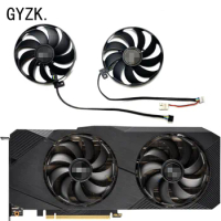 New For ASUS GeForce RTX2060S 2070 2070S 2080 2080 SUPER 8GB DUAL EVO OC Graphics Card Replacement Fan T129215SU