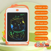 Children Writing Pad Kids Drawing Tablet Colorful Doodle Cartoon Dinosaur Lcd Writing Tablet with Pencil Electronic for Kids