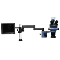 Factory Direct! 36565 Kaisi Microscope Mobile Phone Repairing 4k Digital Microscope Trinocular Compound Boom Stand Microscope