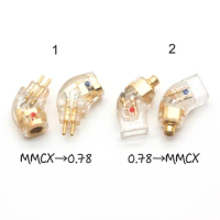 One Pair Super Mini MMCX 0.78 Male To Female 0.78mm QDC FitEar JH EXK Acoustune UM V3 IM IE 500PRO IE 40PRO IPX Plug AdapterA2DC