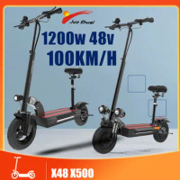 X48 X500 Electric Scooters 26AH Battery Capacity Scooters Electric Powerful Foldable E Scooters Adults 10 inch Road Tires