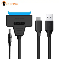 USB SATA 3 Cable SATA To USB 3.0 / USB 2.0 Cable Adapter Support 2.5 Inch/3.5 Inch External SSD HDD Hard Drive Sata III Dc Power