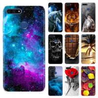 For Huawei Honor 7A Pro 5.7" Case Cover Soft Silicone TPU Bumper Back Cover For Huawei Y6 2018 y6 Prime 2018 ATU-L21 Phone Case