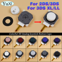 1Set 3D Analog Joystick Button For 2DS 3DS 3DSXL 3DSLL Game Controller Dust Ring Pad Rocker Thumbstick Button Cap Repair Part