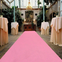 Carpet Aesthetic Pink Corridor Hallway Hotel Welcome Channel Long Carpet Exhibition Brushed Carpet Wedding Stage Carpet 1m Wide