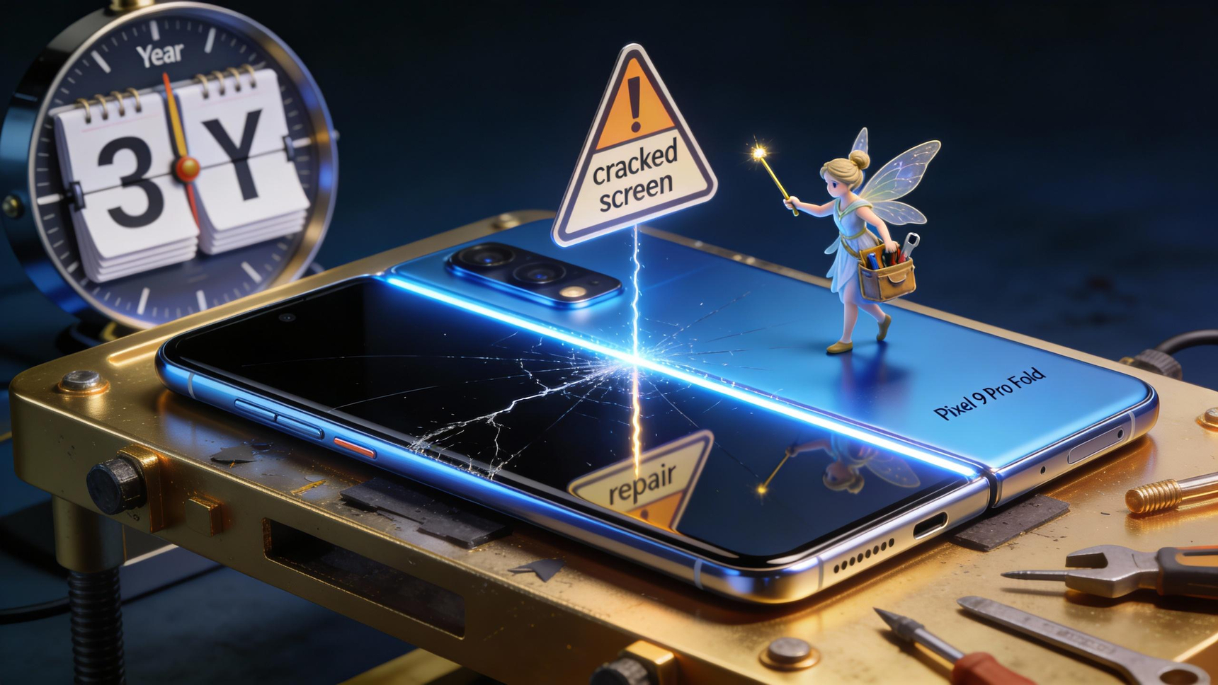 Google、Pixel 9 Pro および Pro Fold のディスプレイ問題に対し修理